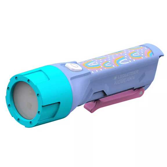 Ledlenser Kidbeam4 gyerek zseblámpa, szivárvány motívum