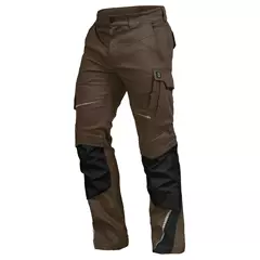 Leibwächter Flex munkanadrág, braun-schwarz, 58.