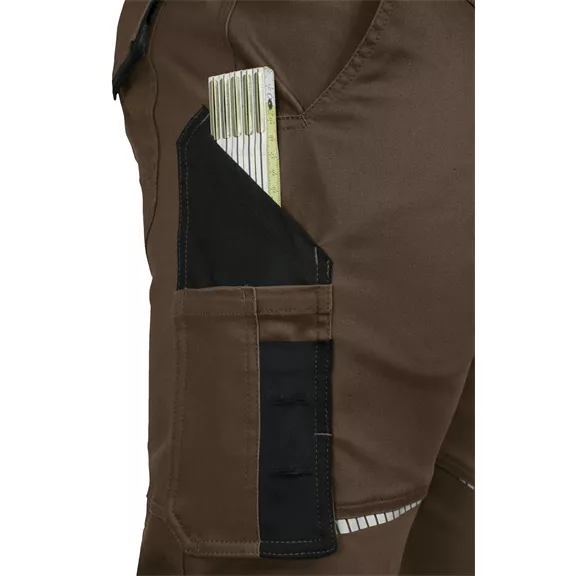 Leibwächter Flex munkanadrág, braun-schwarz, 58.