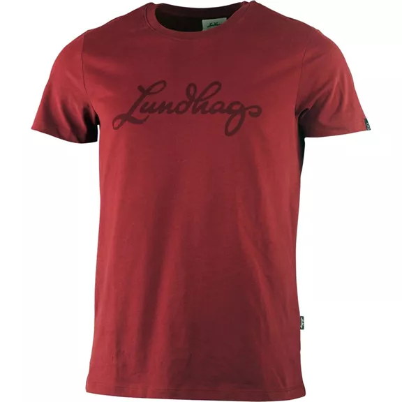 Lundhags MS Tee férfi póló, dark red, M