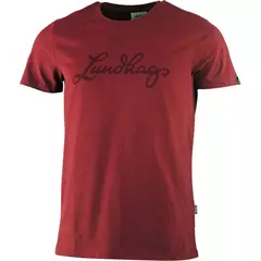 Lundhags MS Tee férfi póló, dark red, M
