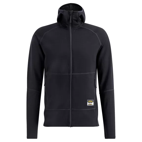 Lundhags Tived Merino Hoodie kapucnis férfi polár, black, XL.