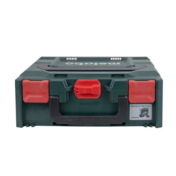 METABO Alapkészlet: 2 db LiHD 10 Ah + ASC 290 + metaBOX 145