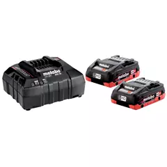 METABO Alapkészlet 2 db LiHD 4.0 Ah