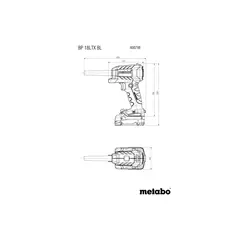 METABO BP 18 LTX BL Akkus fúvópisztoly