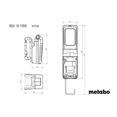 METABO BSA 18-1000 Akkus reflektor
