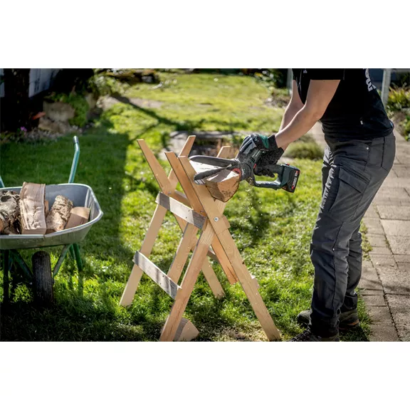 METABO Set MS 18 LTX 15 akkus ágvágó kihúzható nyéllel