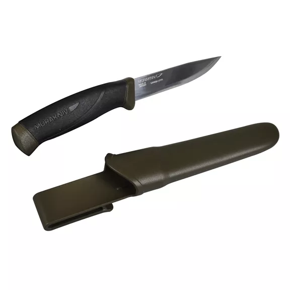 Morakniv Companion szénacél kés, zöld