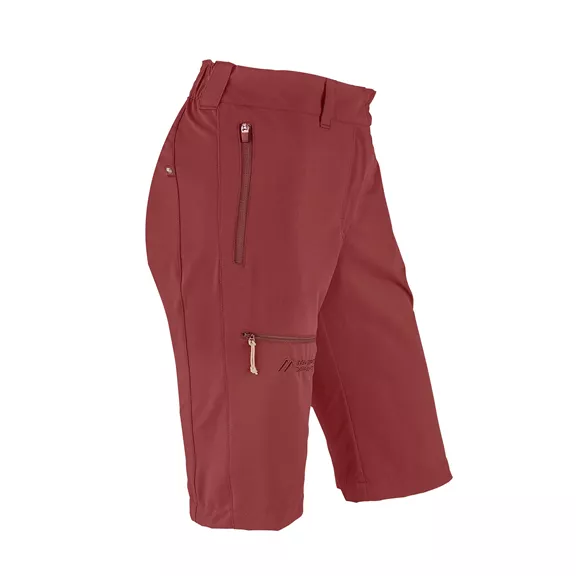 Maier Sports Lulaka Bermuda Loop női rövidnadrág, red orcher, 40.