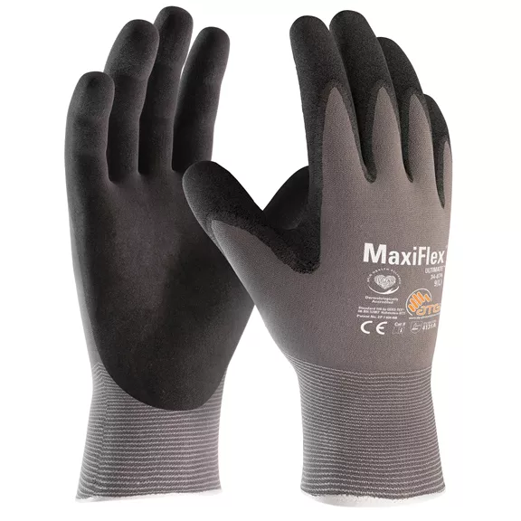 Maxiflex Ultimate kesztyű, fekete-szürke, 11