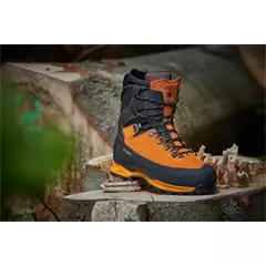 Meindl Airstream Rock GTX, vágásvédelmi bakancs, narancs, 40