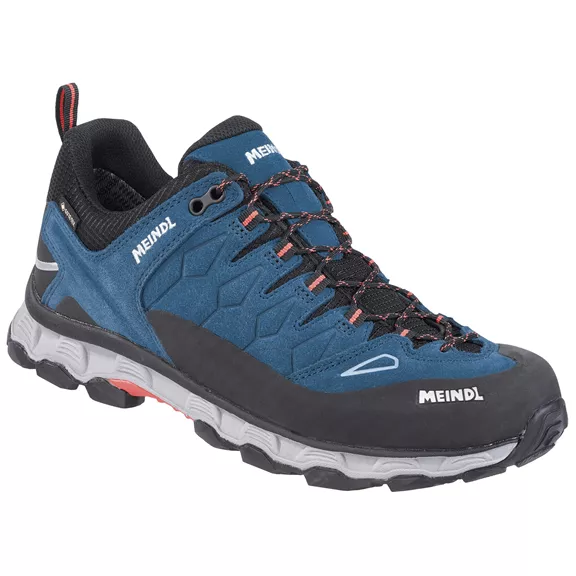 Meindl Lite Trail GTX férfi túracipő, blau-orange, 10,5.