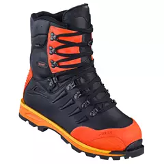 Meindl Timber Crack GTX vágásvédelmi bakancs, schwarz-orange, 40.