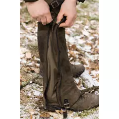 Meindl bőr kamásli térd védelemmel, cipzár 45 cm, vádli körméret 42 - 44 cm