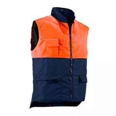 Mellény CLASSIC, kék-narancs, XXL