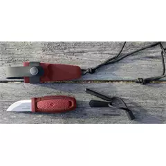 Morakniv Eldris kés tűzgyújtóval, piros