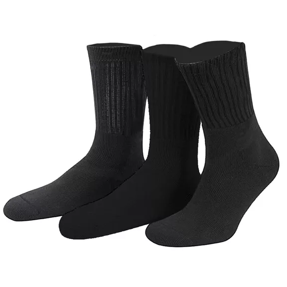 Munka zokni, 3 pár fekete, Gr.39-41