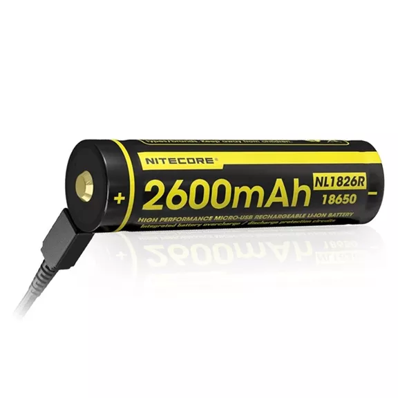 Nitecore 18650 USB portos akkumulátor 2600mAh