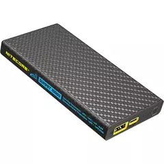 Nitecore Summit 10000 mAh powerbank, Méret: 125,5 x 63,5 x 14,5 mm. Súly: 172 g.