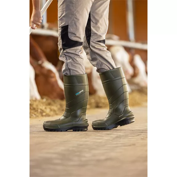 Nora Noracomp S5 biztonsági gumicsizma, olajzöld, 37