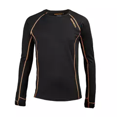 Nordforest Active aláöltöző hosszú ujjú póló, schwarz-orange, 3XL Nordforest Active aláöltöző hosszú ujjú póló, schwarz-orange, 3XL