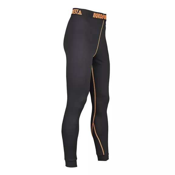 Nordforest Active aláöltöző nadrág, schwarz-orange, 4XL Nordforest Active aláöltöző nadrág, schwarz-orange, 4XL