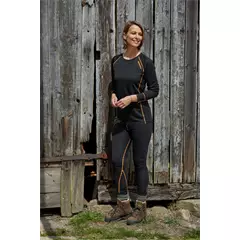 Nordforest Active aláöltöző nadrág, schwarz-orange, 4XL Nordforest Active aláöltöző nadrág, schwarz-orange, 4XL