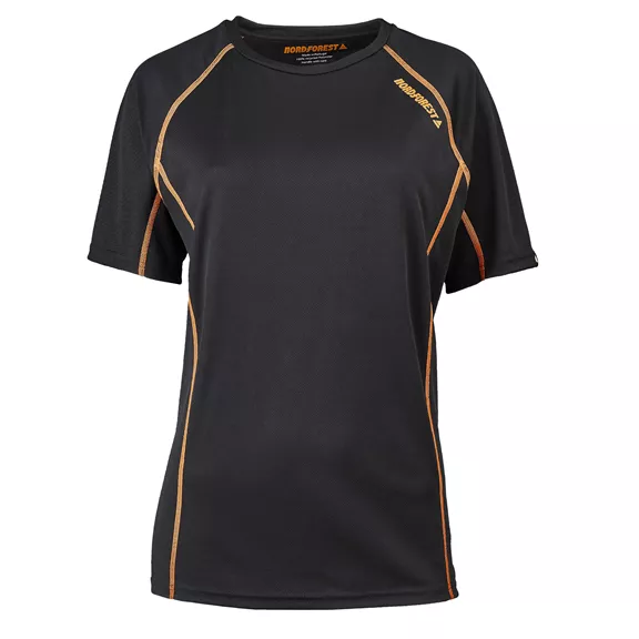 Nordforest Active aláöltöző póló, schwarz-orange, L Nordforest Active aláöltöző póló, schwarz-orange, L