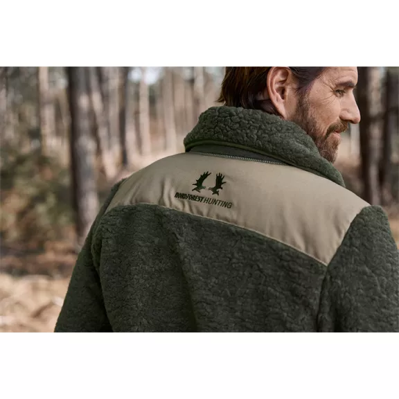 Nordforest Hunting Aker műszőrme férfi kabát, oliv-braun, 3XL