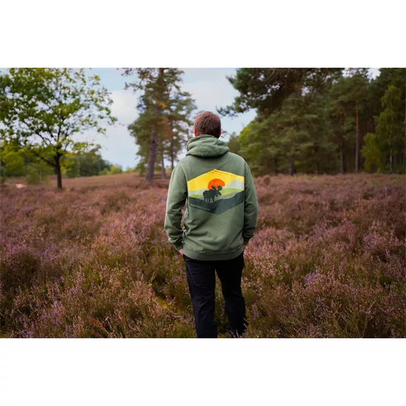 Nordforest Hunting Alnis férfi kapucnis pulóver, oliv, XS