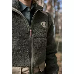 Nordforest Hunting Alva műszőrme női kabát, oliv-braun, 4XL Nordforest Hunting Alva műszőrme női kabát, oliv-braun, 4XL