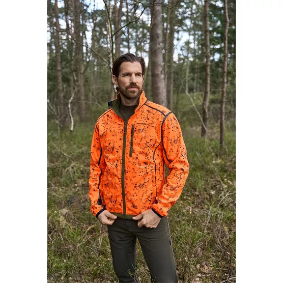 Nordforest Hunting Beehidden Blaze átfordítható férfi kabát, beehidden blaze/oliv, M