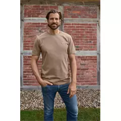 Nordforest Hunting Bernis férfi rövid ujjú póló, hellbraun, 3XL