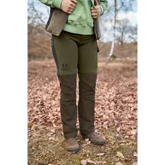 Nordforest Hunting Jesna női lecipzározható vadásznadrág, sötét barnászöld/olív, 44