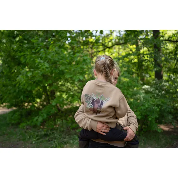 Nordforest Hunting Karlie gyerek pulóver, világosbarna, 116/122