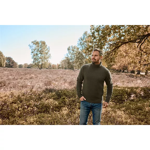 Nordforest Hunting Vegard magasnyakú férfi pulóver, brown, S