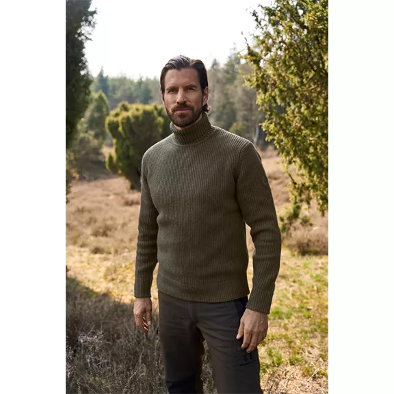 Nordforest Hunting Vegard magasnyakú férfi pulóver, brown, XL