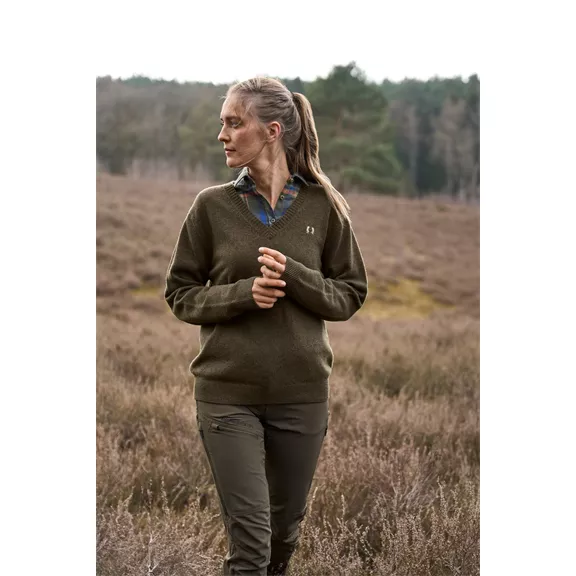 Nordforest Hunting Vesna női gyapjú pulóver, braun, M