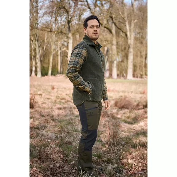 Nordforest Hunting Viltmark férfi műszőrme mellény, oliv, L