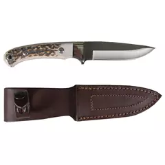 Nordforest Hunting ívelt kés, agancs markolattal