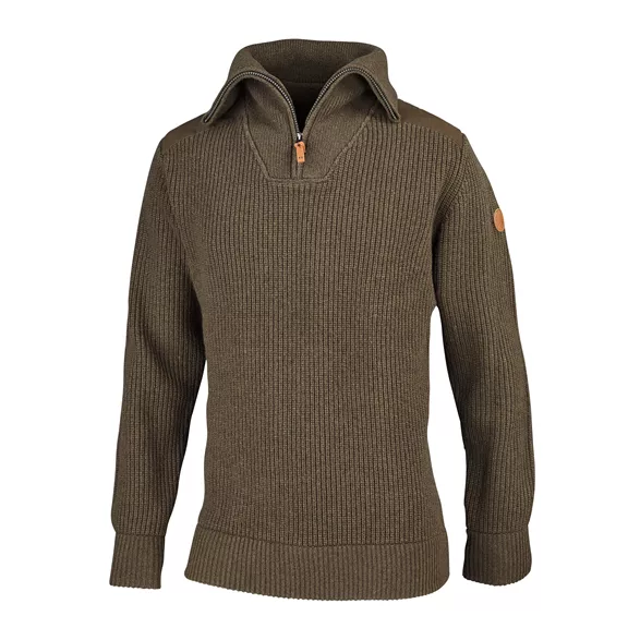 Nordforest Hunting Viborg magasnyakú férfi pulóver, barna, 3XL