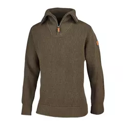 Nordforest Hunting Viborg magasnyakú férfi pulóver, barna, 3XL