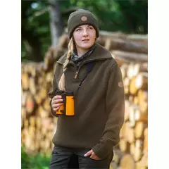 Nordforest Hunting Viborg magasnyakú férfi pulóver, barna, 3XL
