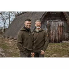 Nordforest Hunting Viborg magasnyakú férfi pulóver, barna, XS