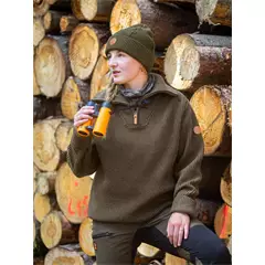 Nordforest Hunting Viborg magasnyakú férfi pulóver, barna, XXL