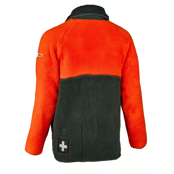 Nordforest Smaland műszőrme dzseki, narancs-zöld 4XL