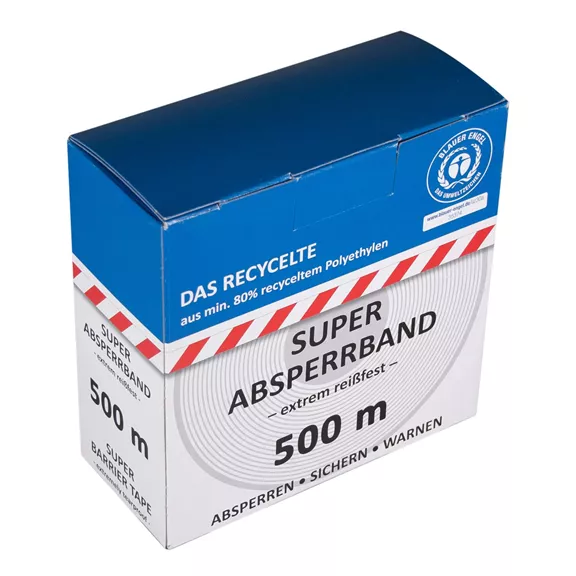 Nordforest útlezáró jelölőszalag piros-fehér 80 mm - 500 m