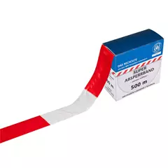 Nordforest útlezáró jelölőszalag piros-fehér 80 mm - 500 m