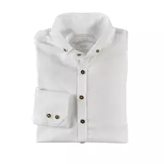Gipfelstürmer Slim Fit hosszú ujjú ing, fehér, 45/46