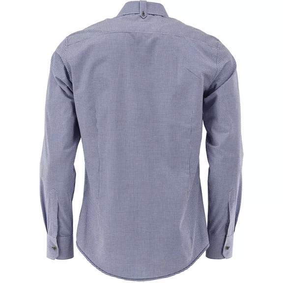 OS-Trachten Slim Fit hosszú ujjú ing, mittelblau, 47/48